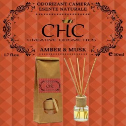 Odorizant de camera, Amber & Musk, 50 ml