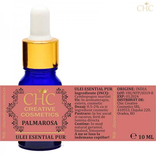 Palmarosa essential oil, 10 ml
